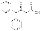 2-Benzhydrylsulphinylacetic acid
